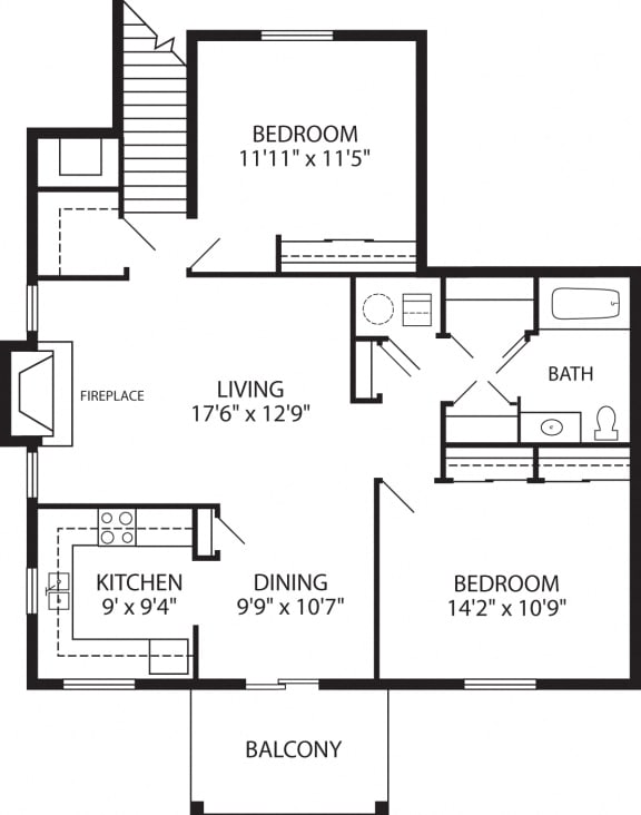 Floor Plans of The Sanctuary Apartments in New Berlin, WI